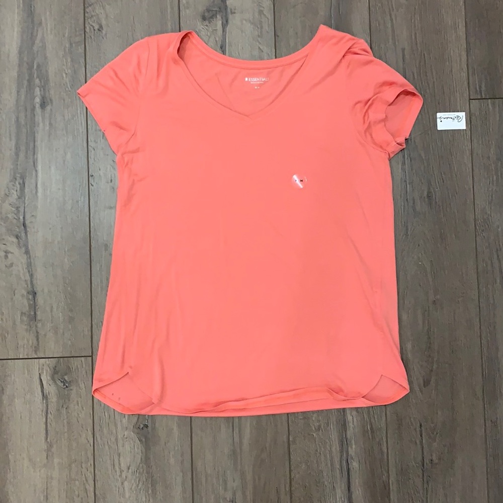 Reitmans salmon pink plain essentials top
